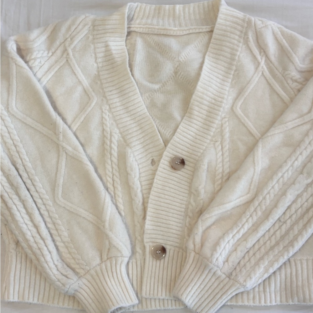 Off White Cardigan